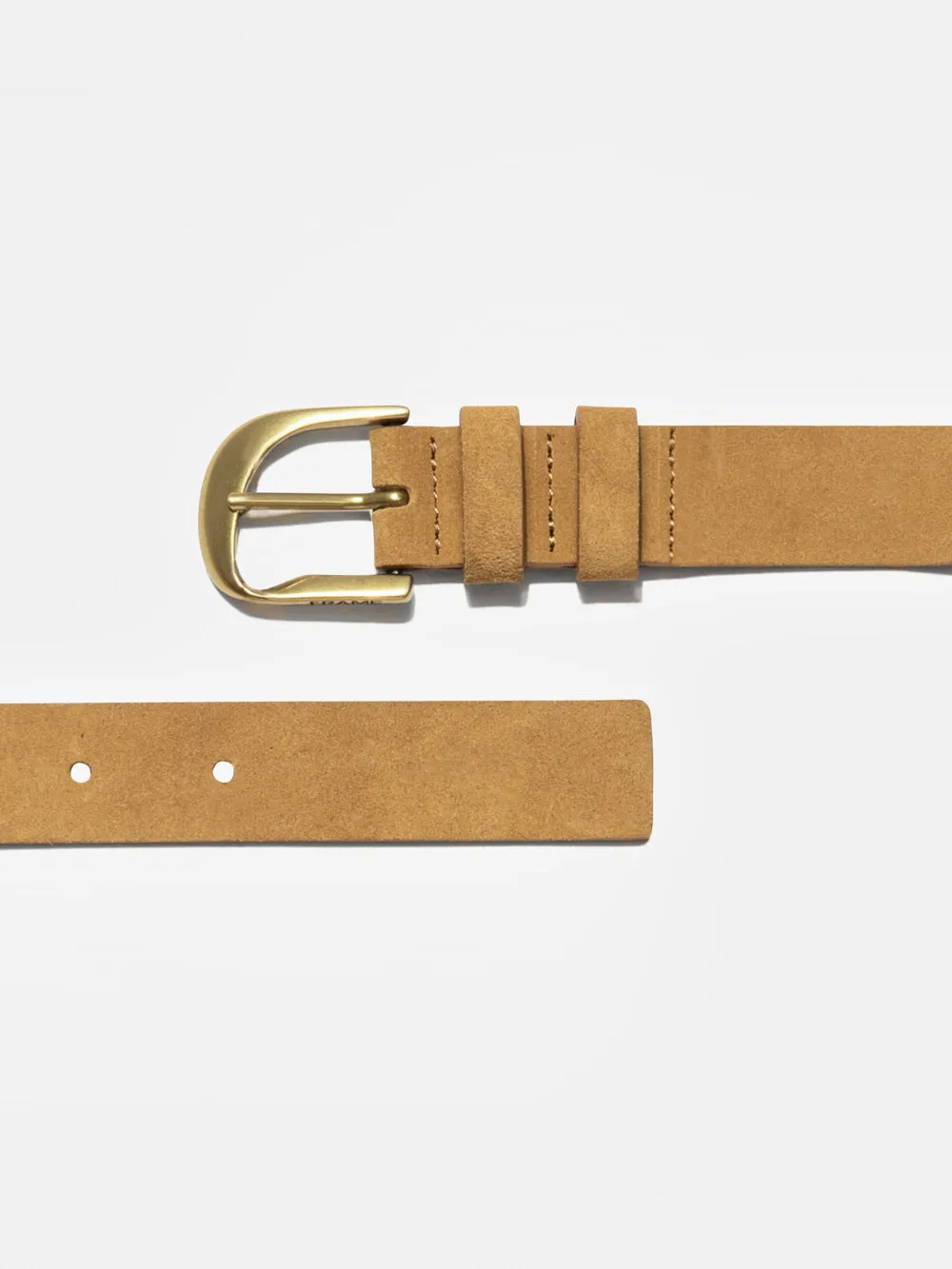 Twist Buckle Belt -- Tan