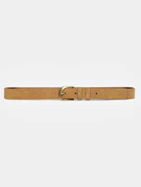 Twist Buckle Belt -- Tan