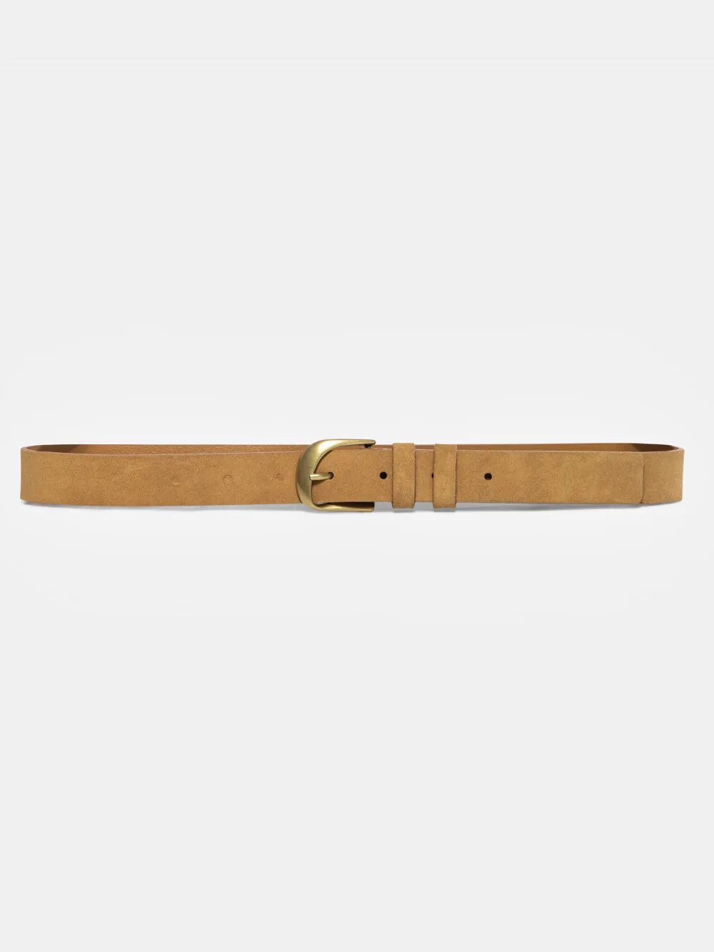 Twist Buckle Belt -- Tan