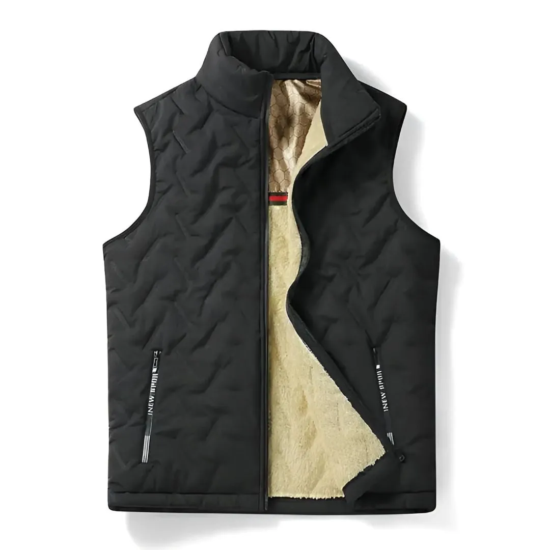 Versatile Cashmere Windproof Sleeveless Vest