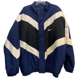 Vintage Nike Puffer Jacket Jackets for Men's Navy Black White SZ L