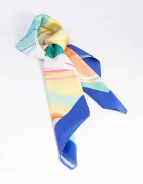 Watercolour Strokes Bandana Hair Scarf