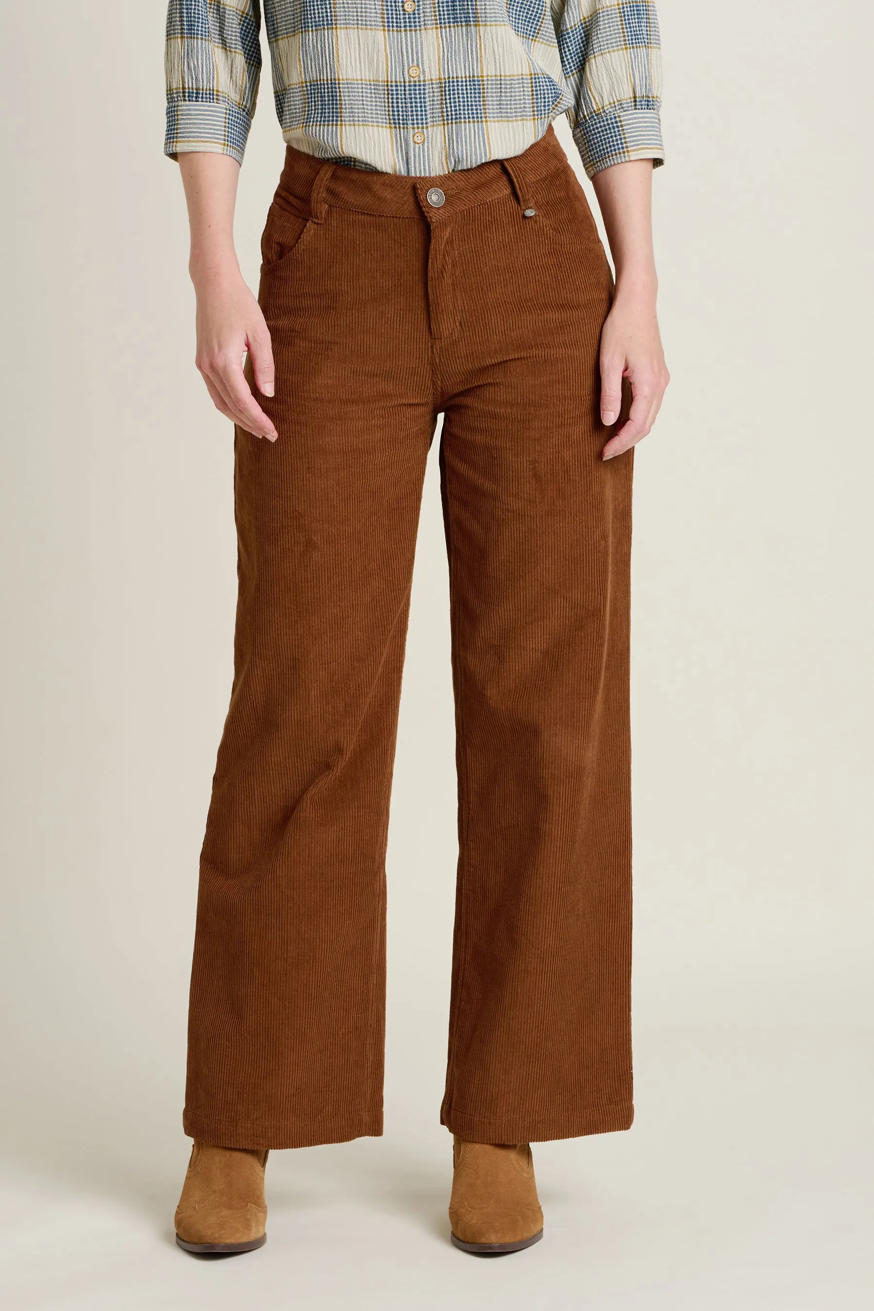 Wide Leg Cord Trouser