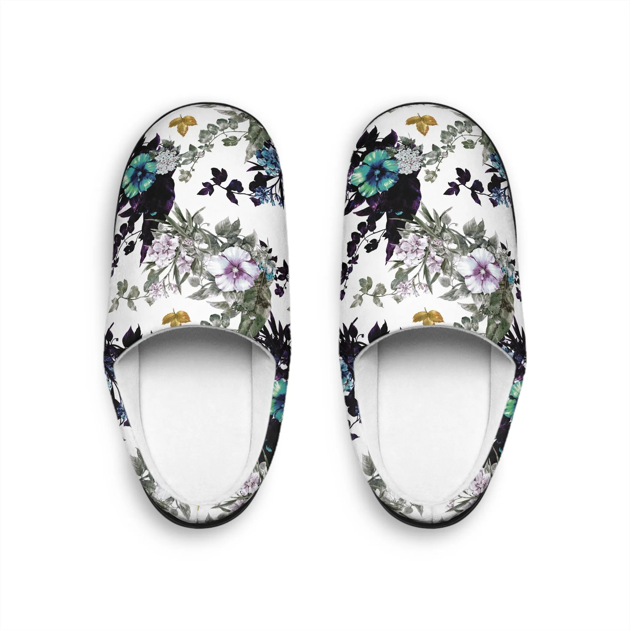 Women's Indoor Slippers - Hibiscus Light Botanicals Collection