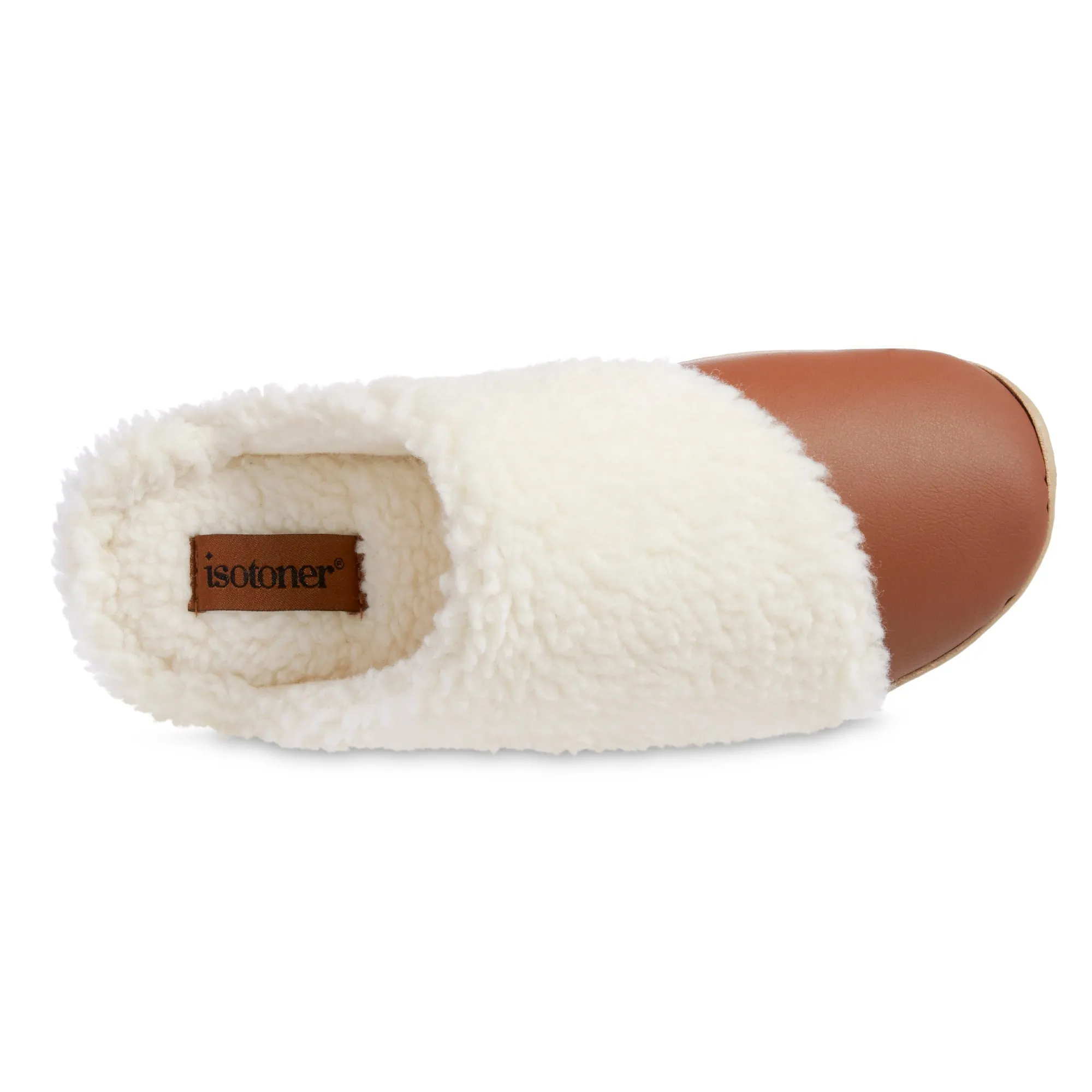 Women's Tinsley Recyled synthetic Leather & Berger Clog Slippers With Memory Foam