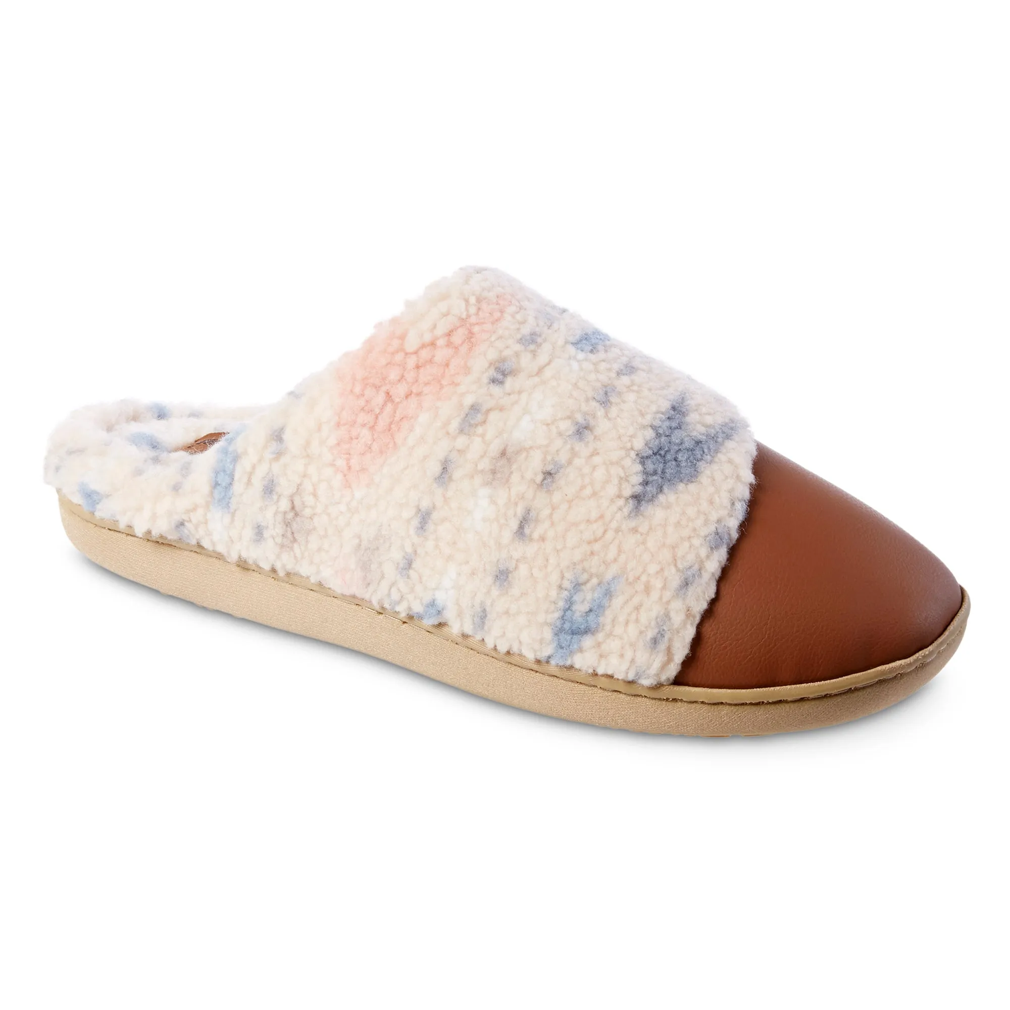 Women's Tinsley Recyled synthetic Leather & Berger Clog Slippers With Memory Foam