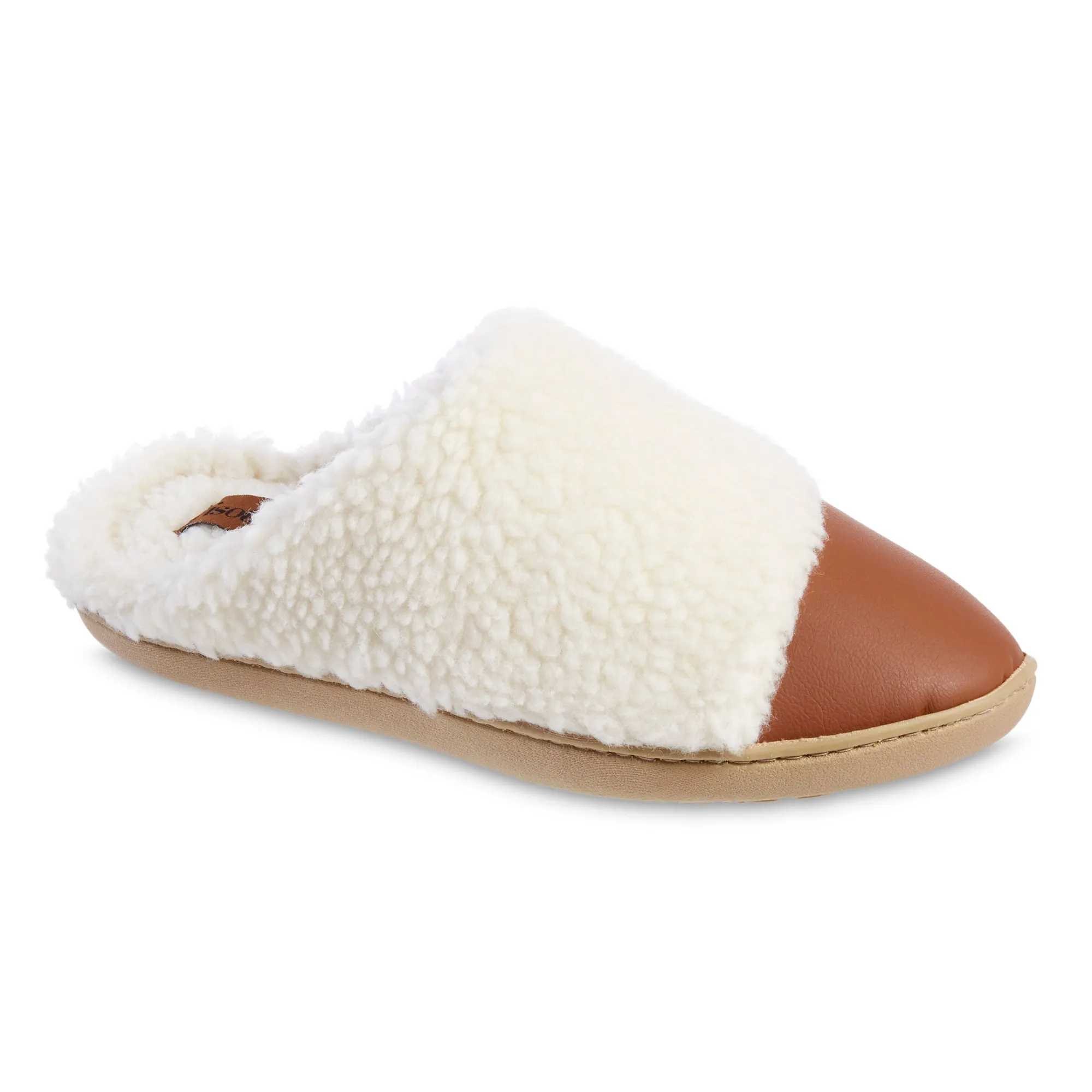 Women's Tinsley Recyled synthetic Leather & Berger Clog Slippers With Memory Foam