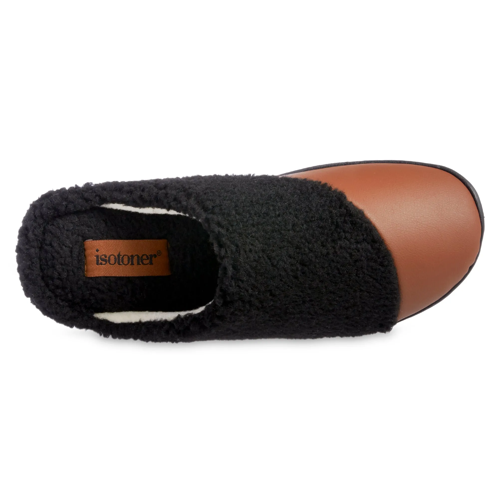 Women's Tinsley Recyled synthetic Leather & Berger Clog Slippers With Memory Foam