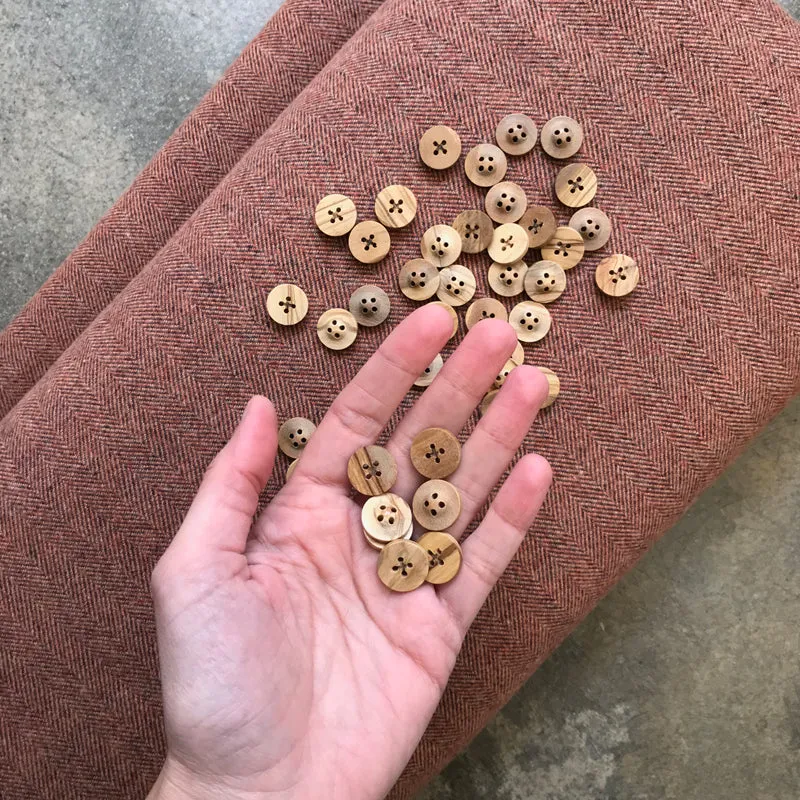 Wooden Buttons 002