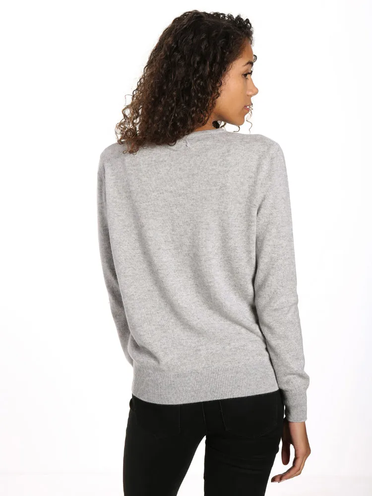 Zainuno Moizni Women's 100% Cashmere Cardigan Sweater