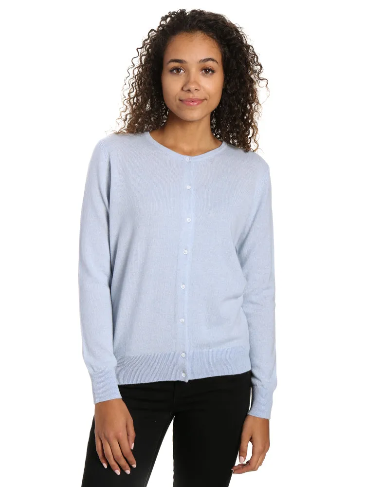 Zainuno Moizni Women's 100% Cashmere Cardigan Sweater